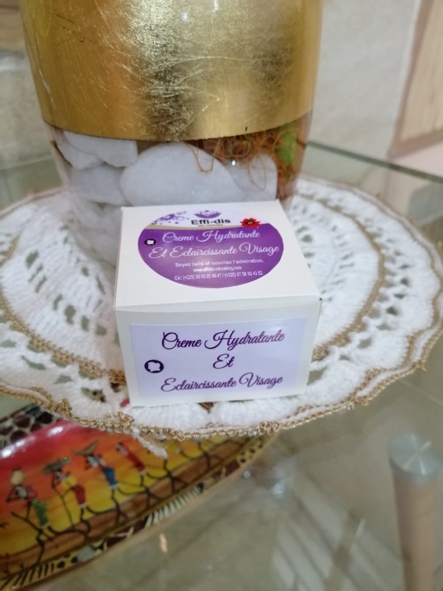 Crème Hydratante et Eclaircissante Visage