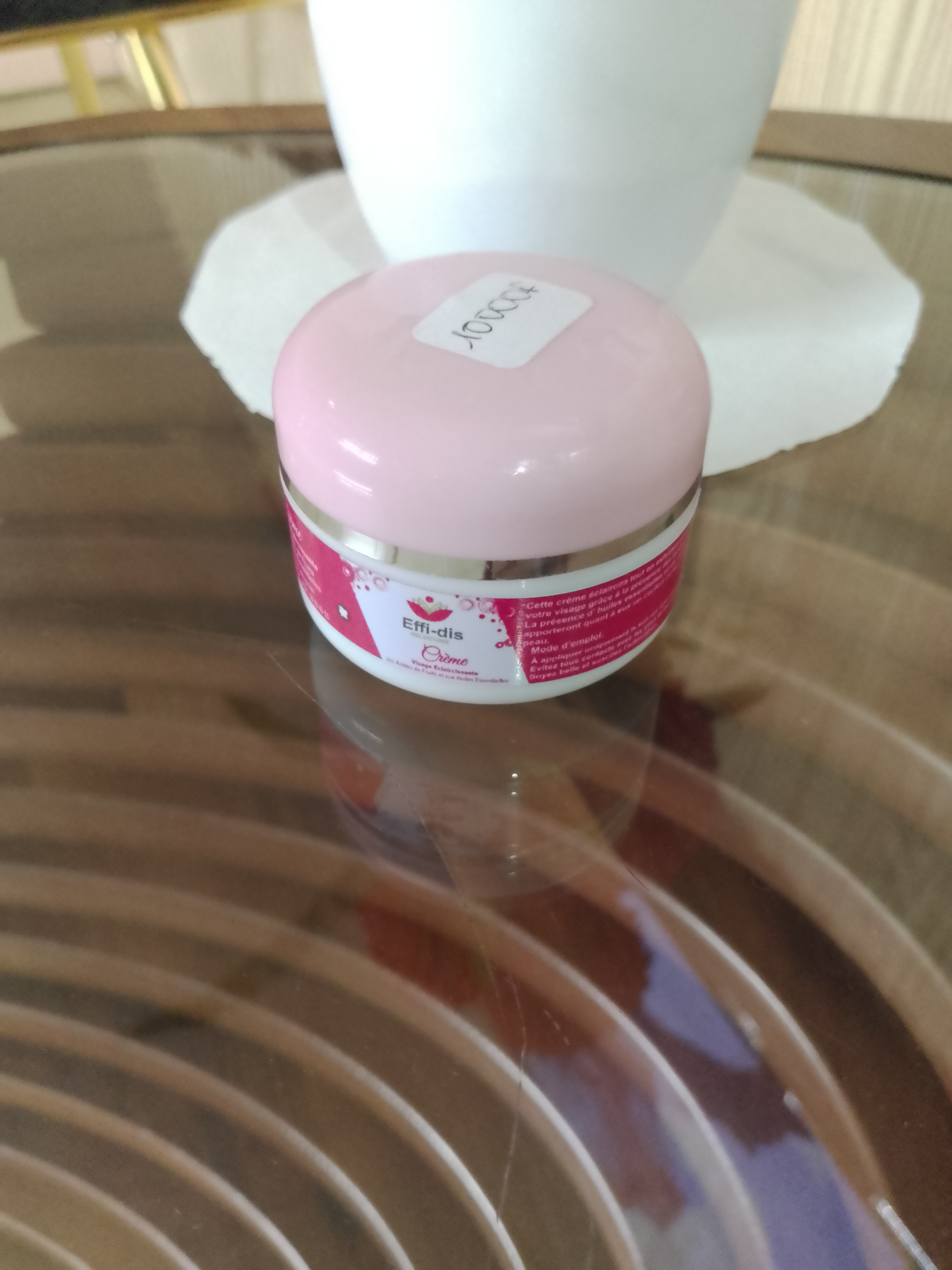 Crème de visage éclaircissante