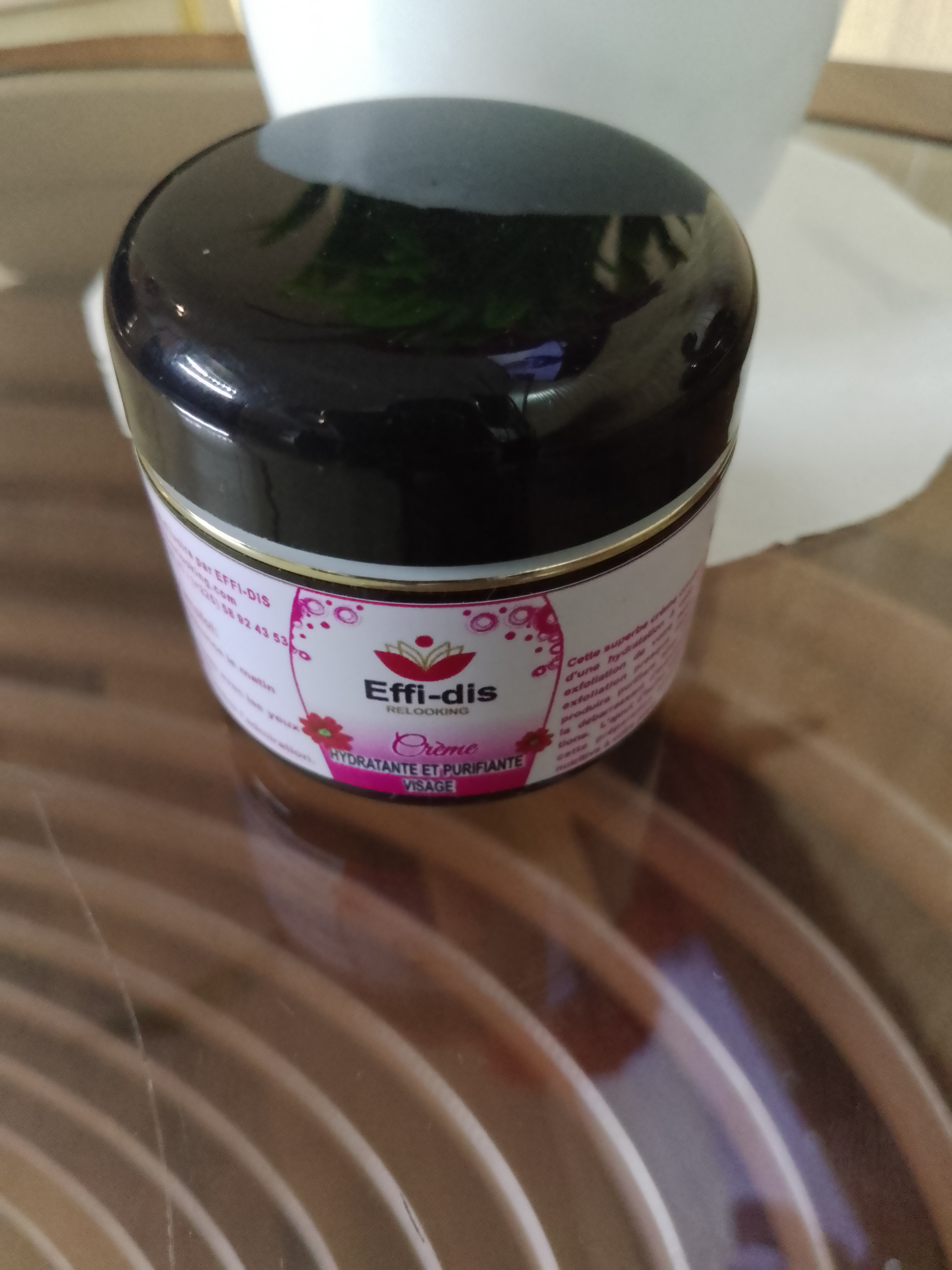 Crème de visage hydratante et purifiante